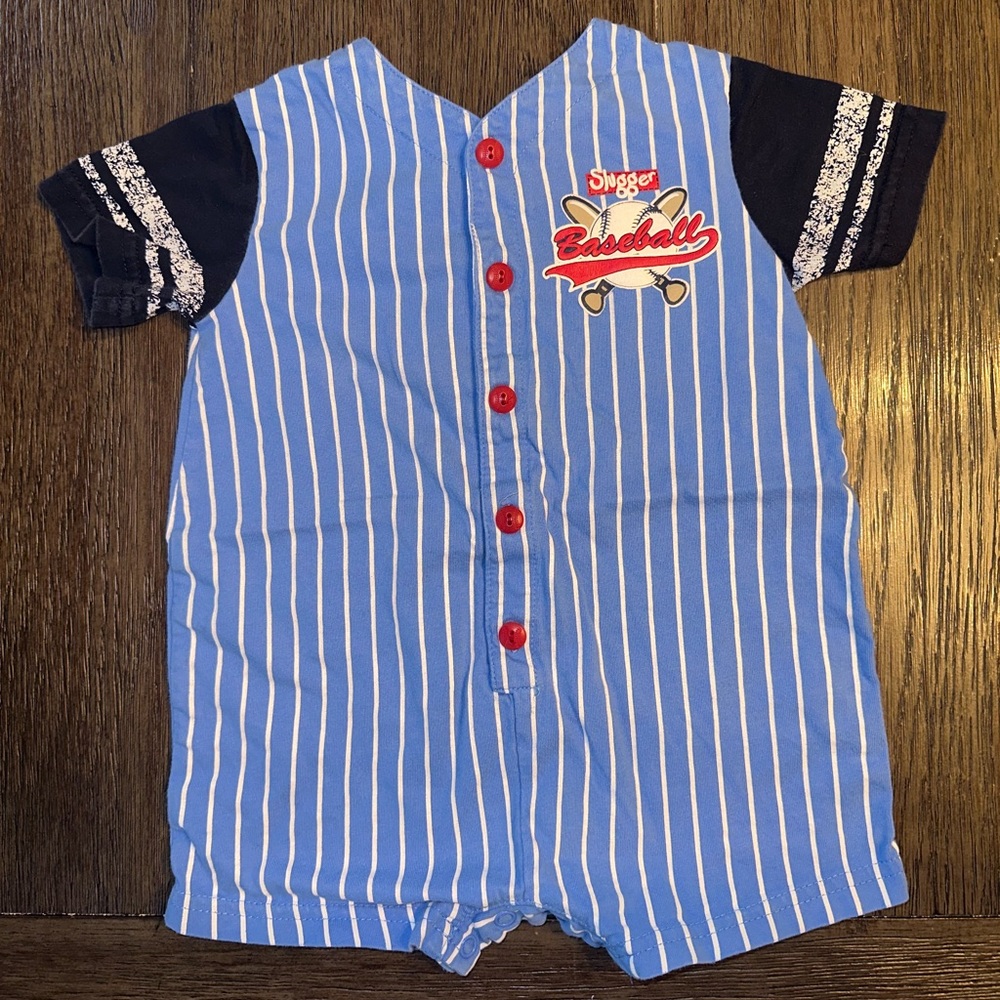 THROWBACK to 2009 Baby Boy 12 mo Okie Dokie Onesie Baseball